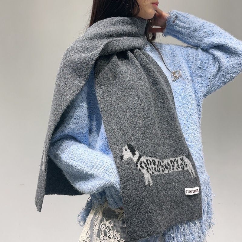 Koreaanse Versie Wolmix Puppy  - Wool Scarf Men recensie en prijs