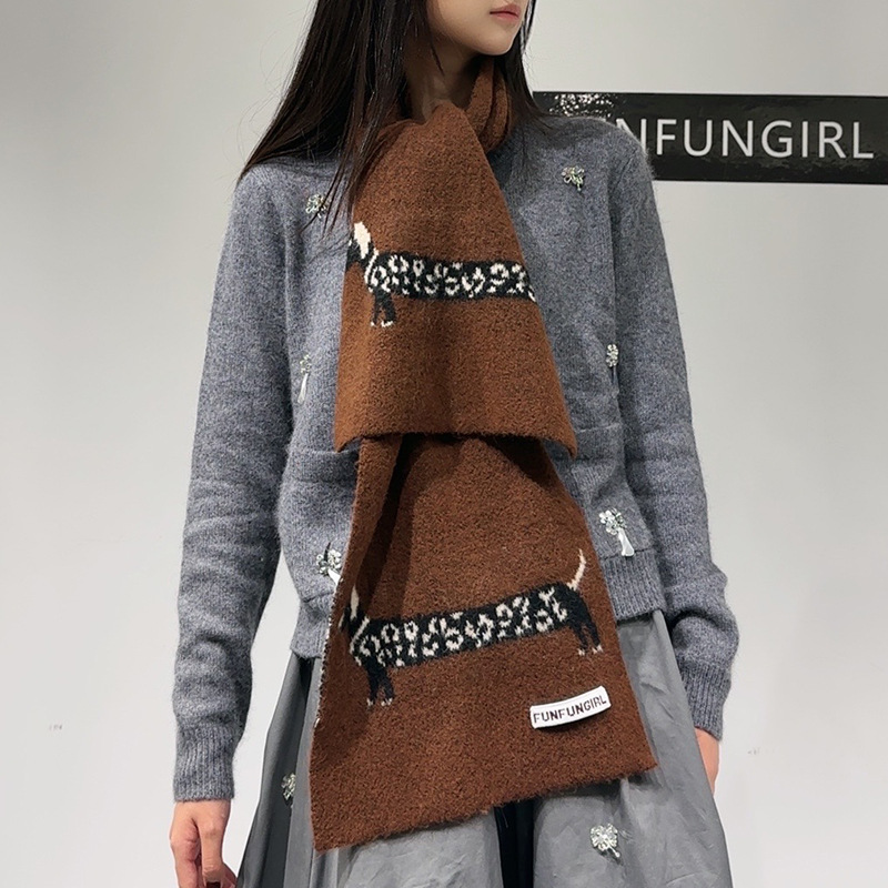 Koreaanse Versie Wolmix Puppy  - Wool Scarf Men recensie en prijs