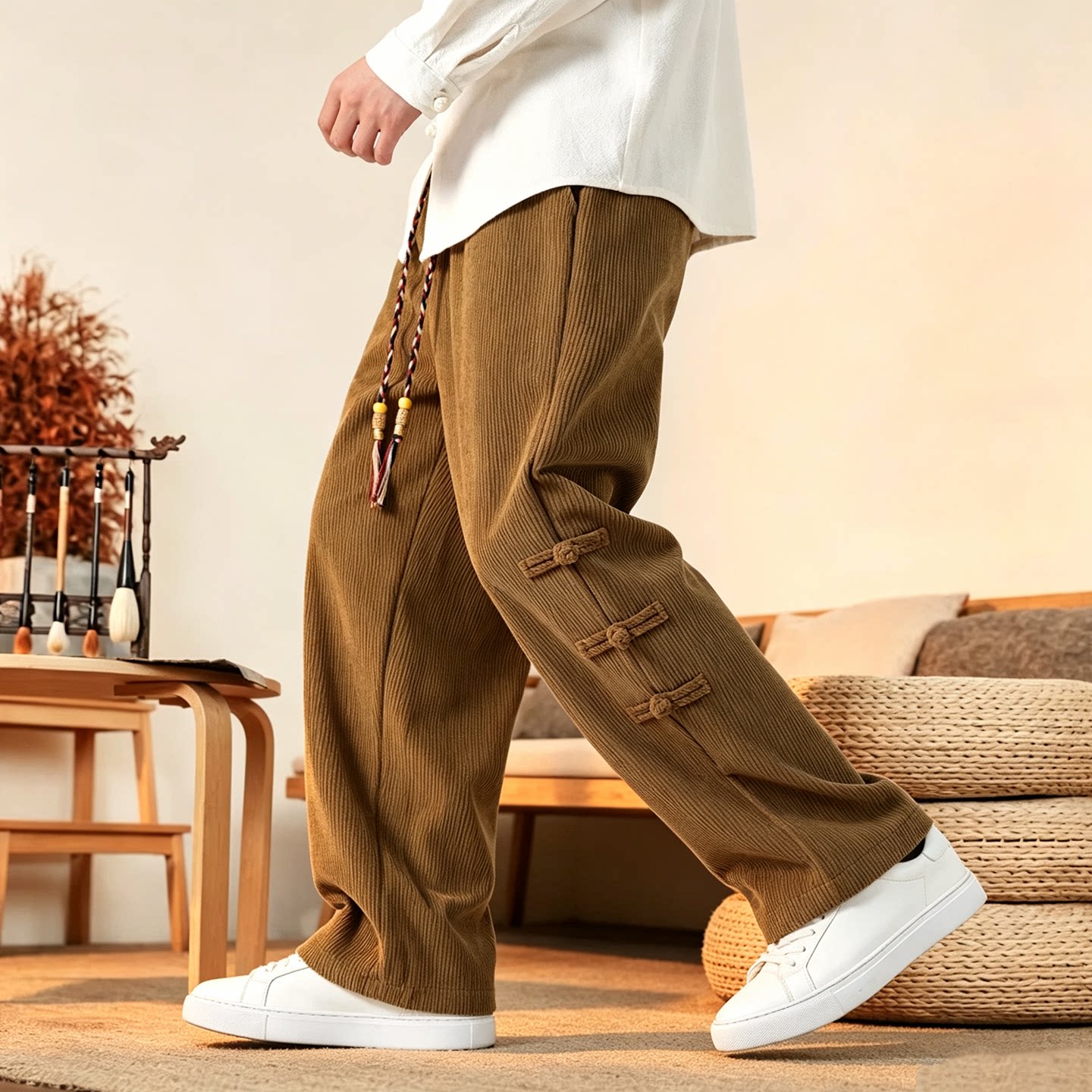 Broeken voor mannen, gloednieu - Corduroy Pant Warm recensie en prijs