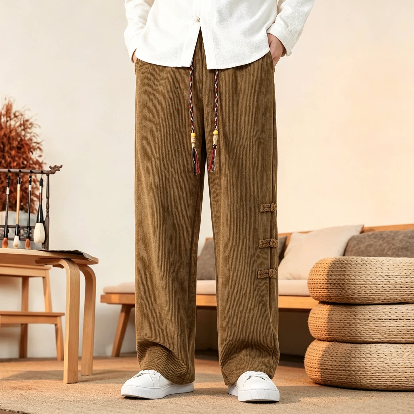 Broeken voor mannen, gloednieu - Corduroy Pant Warm recensie en prijs